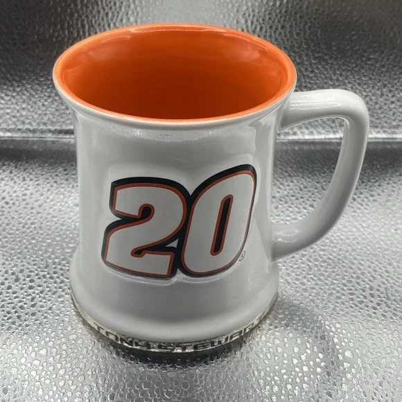 NASCAR Tony Stewart #20 Home Depot Embossed Gilded Coffee Mug - Picture 8 of 14